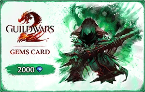 Guild Wars 2 Gems Card - 2000 Gems (NZD)