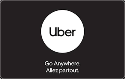 Uber Gift Card $100 (CAD)