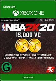 NBA 2K20: 15,000 VC (NZD)