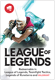 League of Legends Game Card Australia